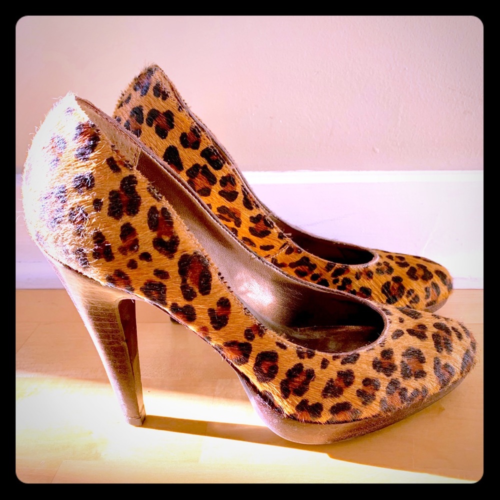 Shoes, leopard heels 🐆